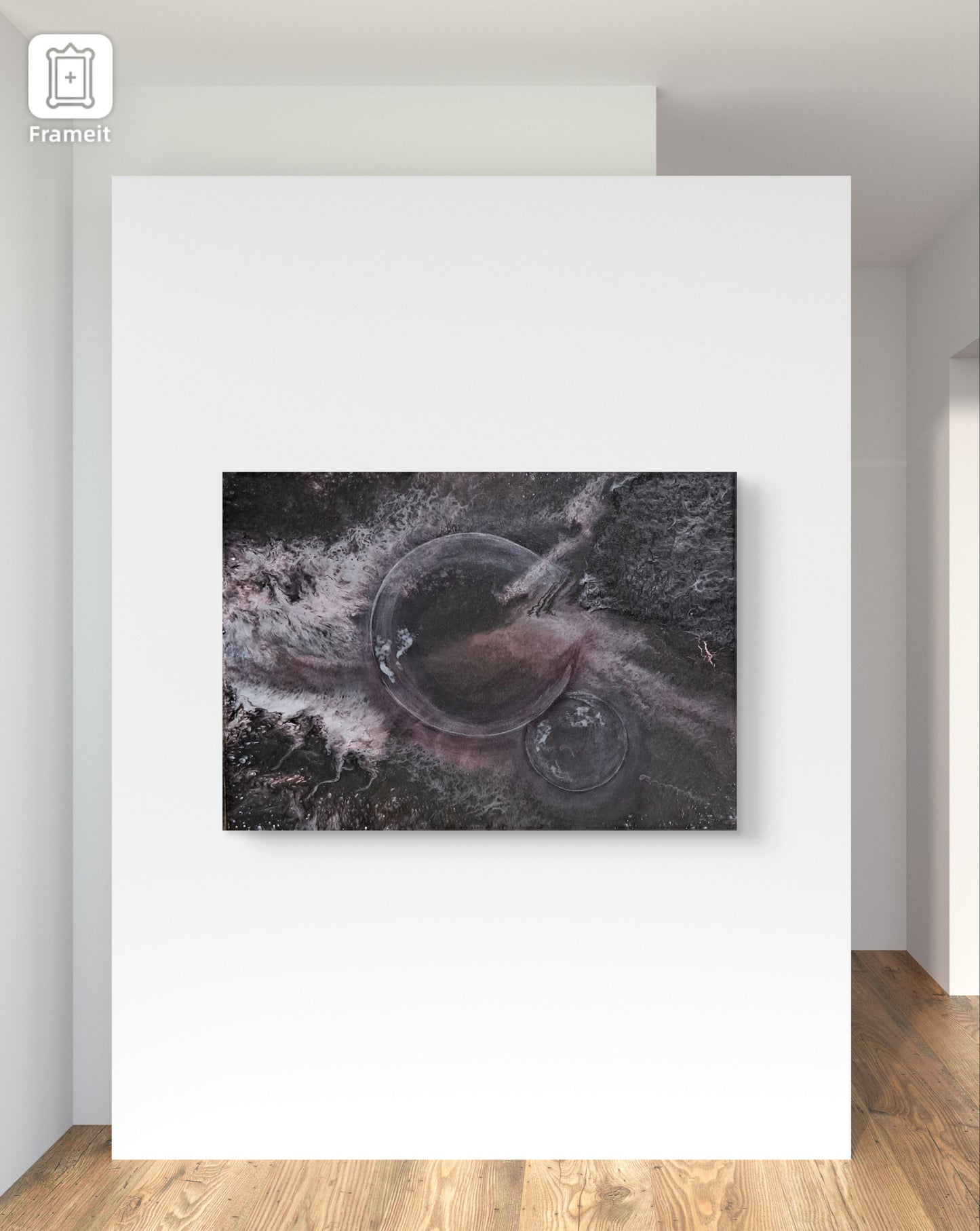 Through Dreaming Galaxies – 12x16 Celestial Abstract Painting, Cosmic Wall Art, Fantasy Home Decor, Galaxy Art by Lorewoven Art