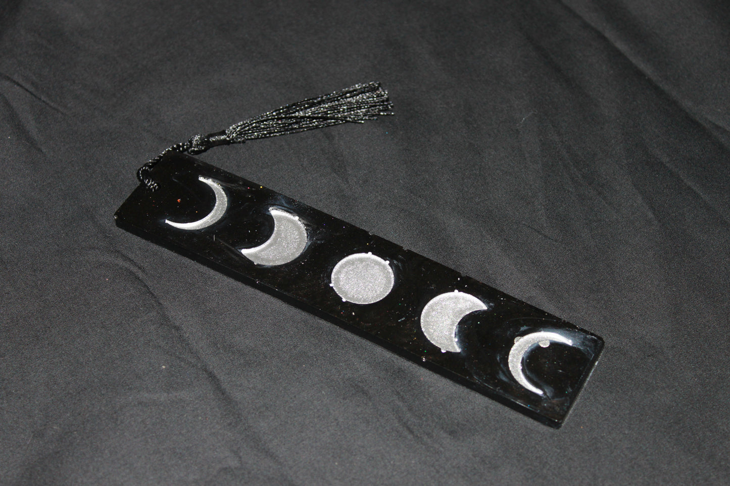Handmade Resin Bookmarks – Fantasy, Celestial & Gothic Styles with Tassels – Lorewoven Oddities