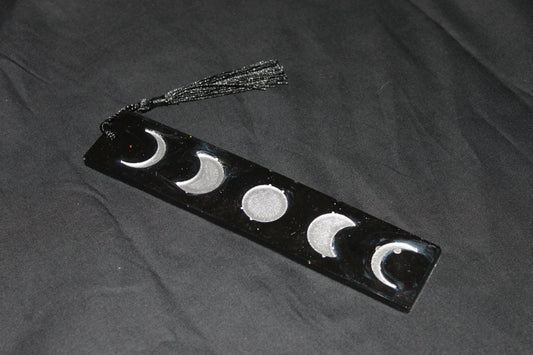 Handmade Resin Bookmarks – Fantasy, Celestial & Gothic Styles with Tassels – Lorewoven Oddities