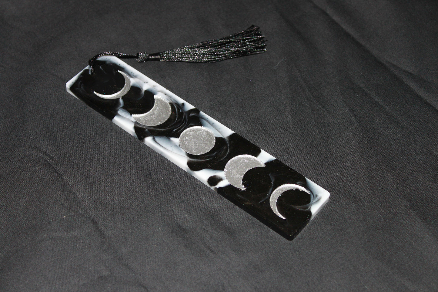 Handmade Resin Bookmarks – Fantasy, Celestial & Gothic Styles with Tassels – Lorewoven Oddities