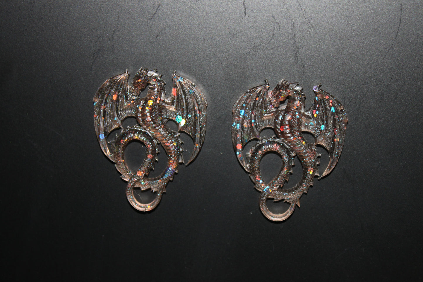 Resin Moon | Celestial Magnets – Witchy Crystal Decor, Fantasy Skull, Dragon & Sun Magnets – Lorewoven Oddities
