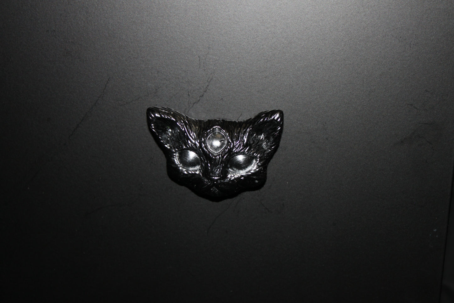 Resin Moon | Celestial Magnets – Witchy Crystal Decor, Fantasy Skull, Dragon & Sun Magnets – Lorewoven Oddities