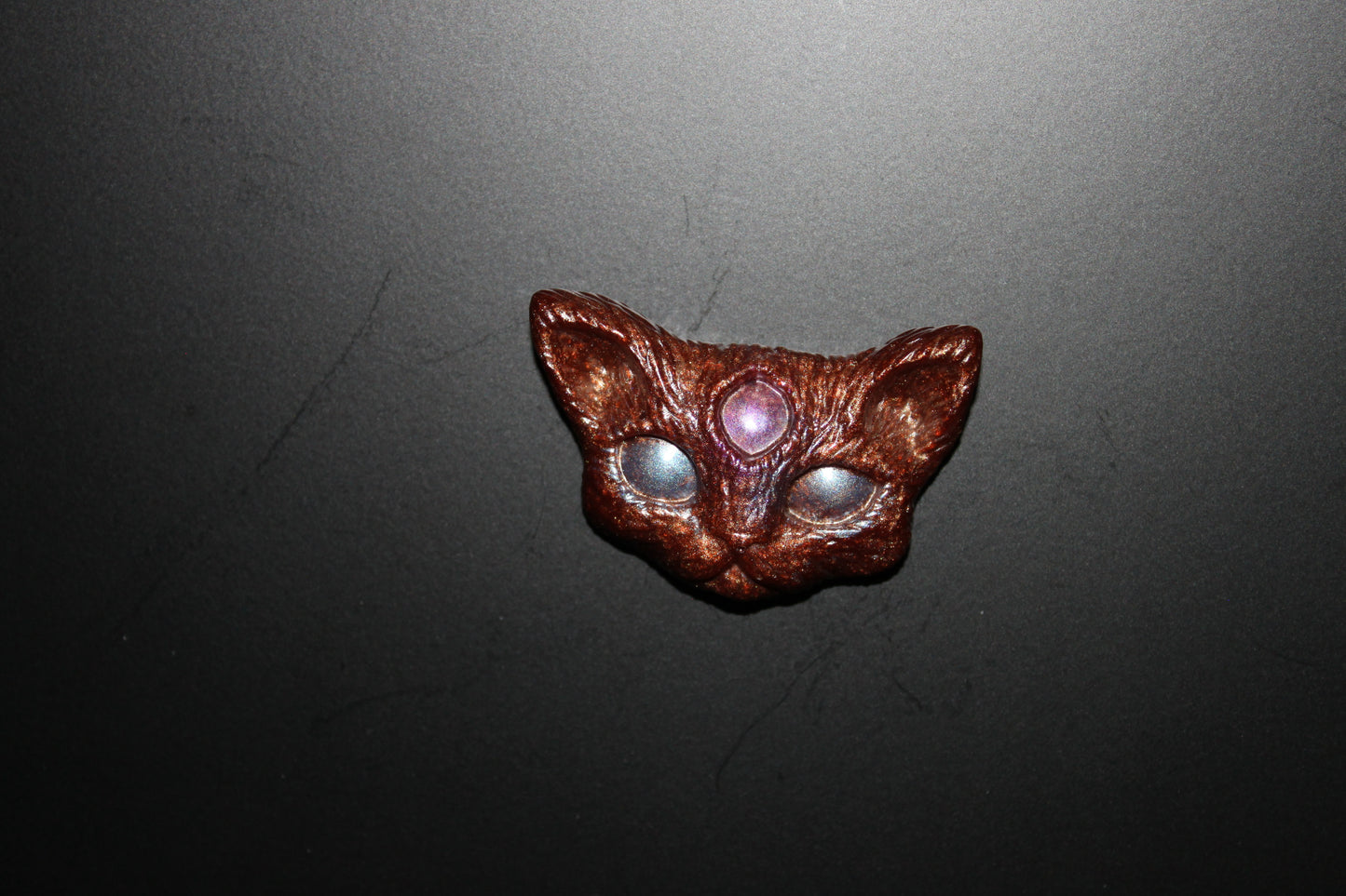 Resin Moon | Celestial Magnets – Witchy Crystal Decor, Fantasy Skull, Dragon & Sun Magnets – Lorewoven Oddities