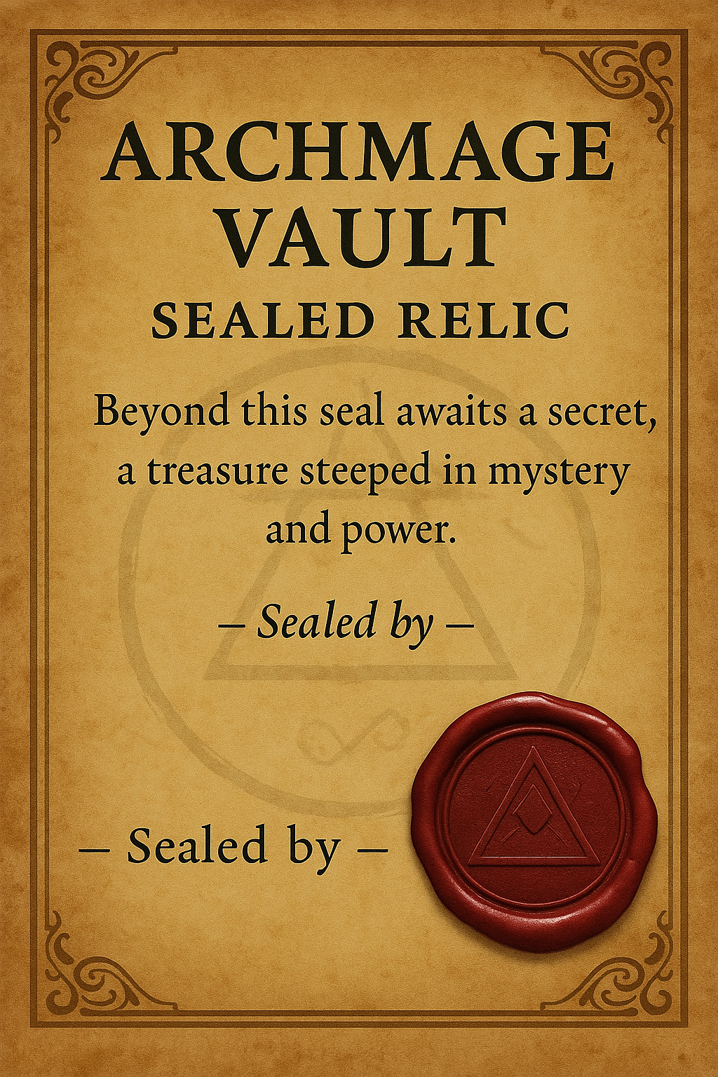 Archmage Vault – Lorewoven Mystery Tier III
